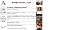 Desktop Screenshot of fordhamcattery.co.uk