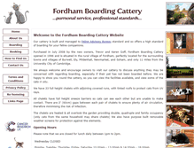 Tablet Screenshot of fordhamcattery.co.uk